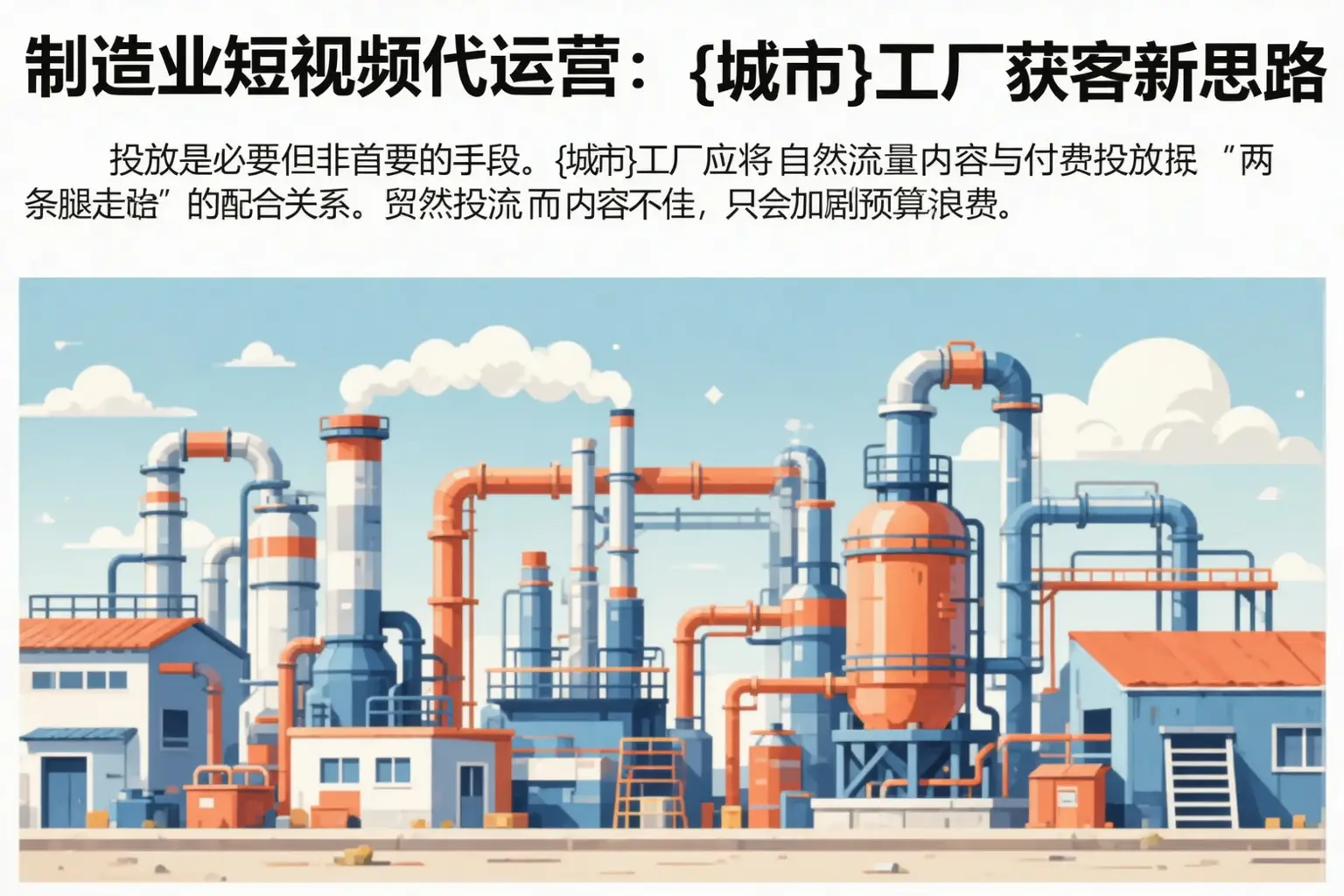 制造业短视频代运营:宁夏工厂获客新思路