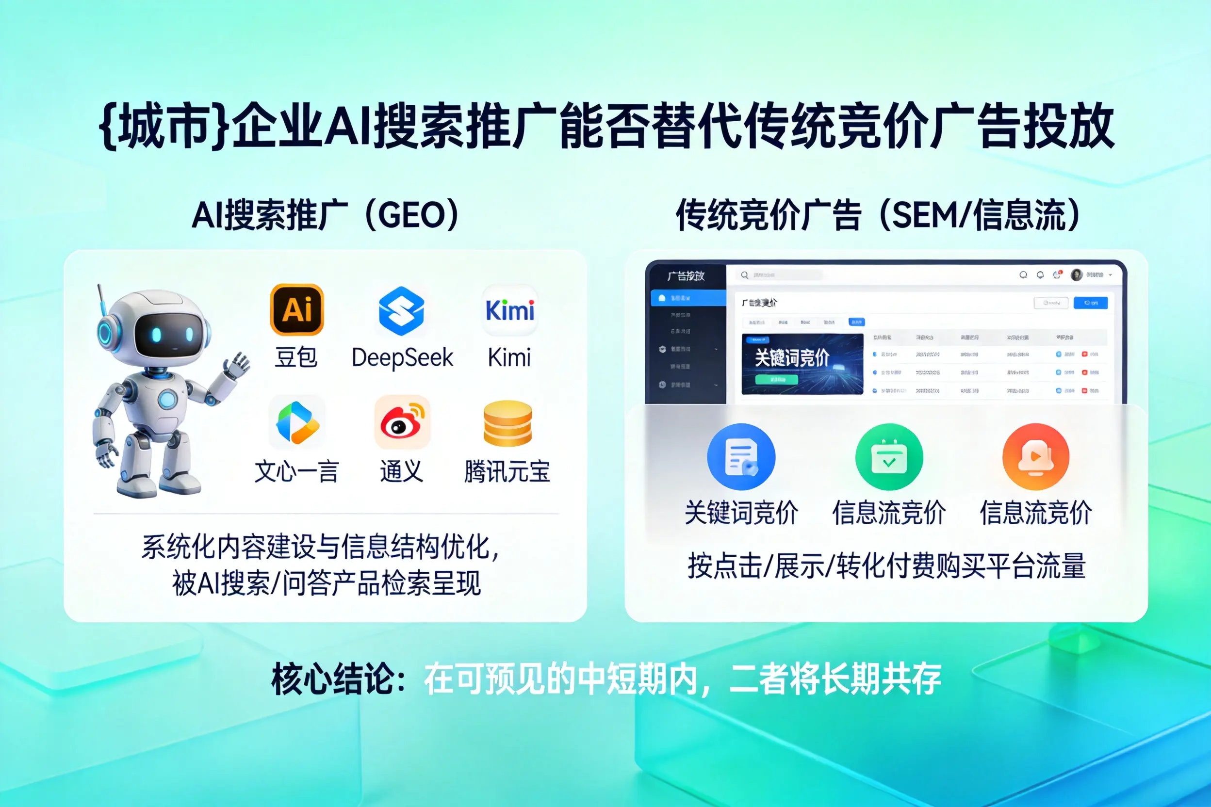 宁夏企业AI搜索推广能否替代传统竞价广告投放