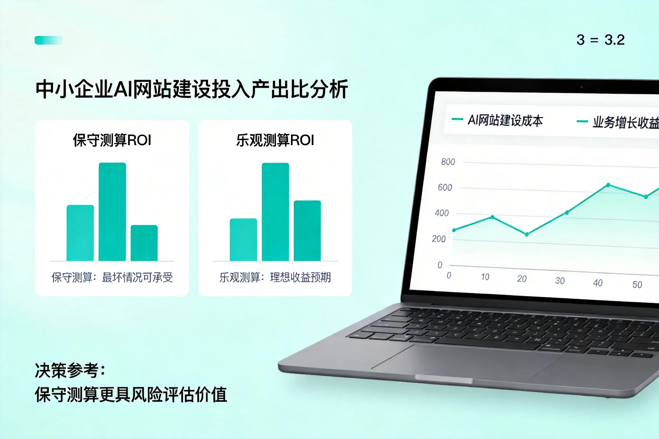 宁夏中小企业AI网站建设投入产出比怎么算？先看这份分析