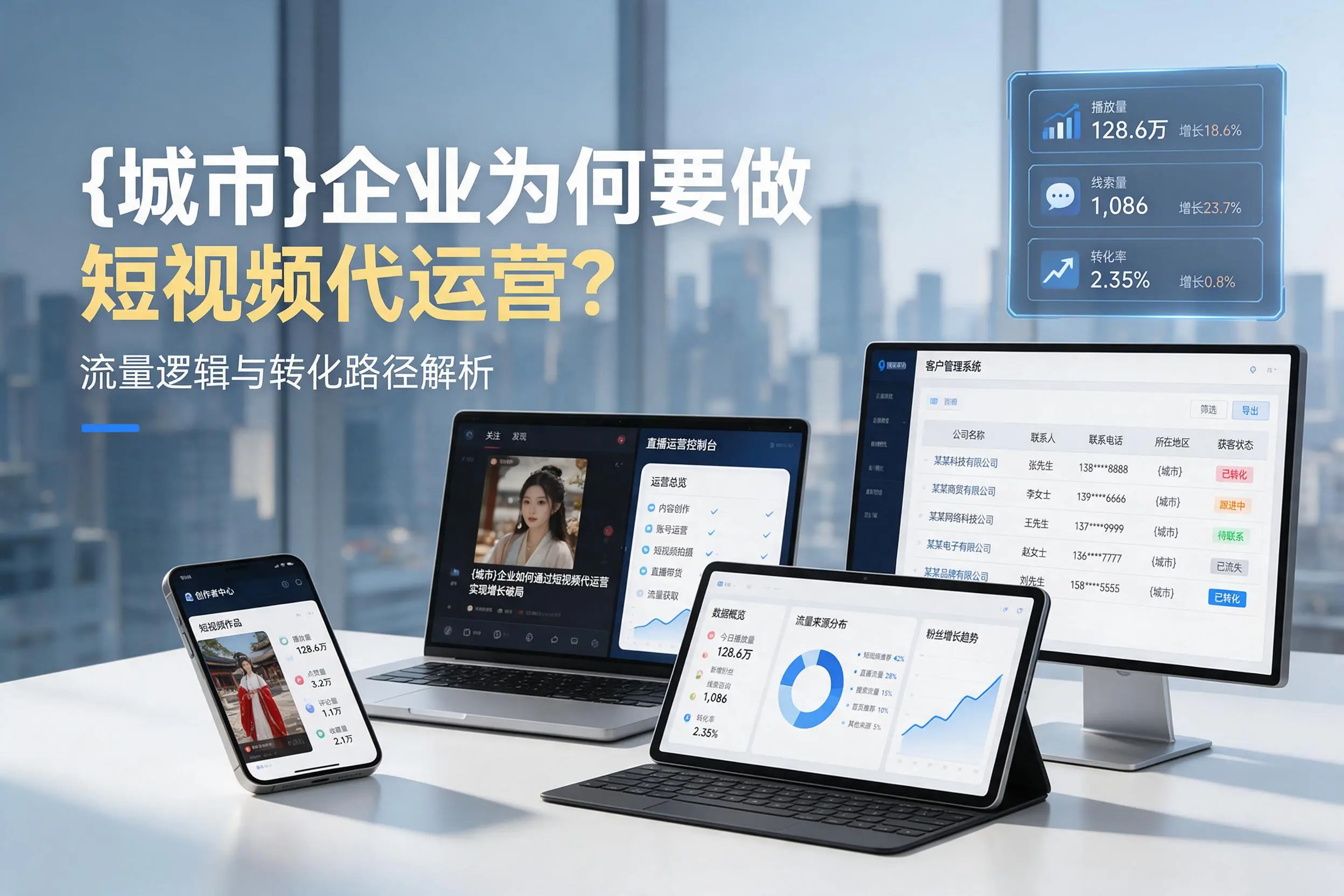 宁夏企业为何要做短视频代运营？流量逻辑与转化路径解析