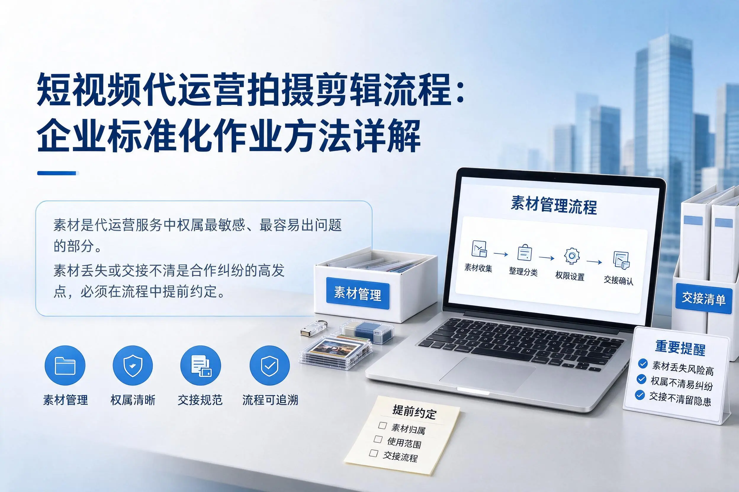 短视频代运营拍摄剪辑流程:宁夏企业标准化作业方法详解