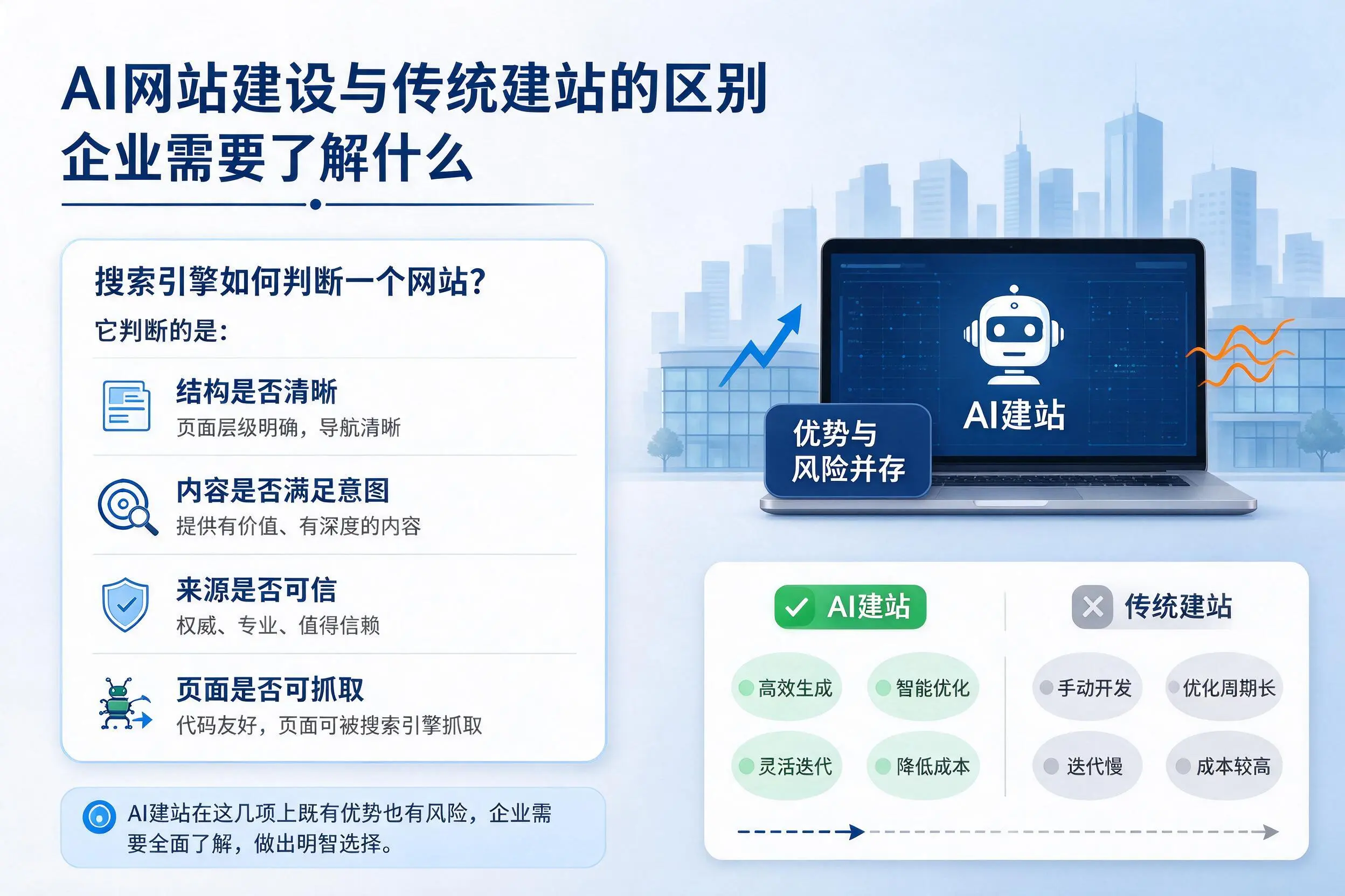 AI网站建设与传统建站的区别,宁夏企业需要了解什么