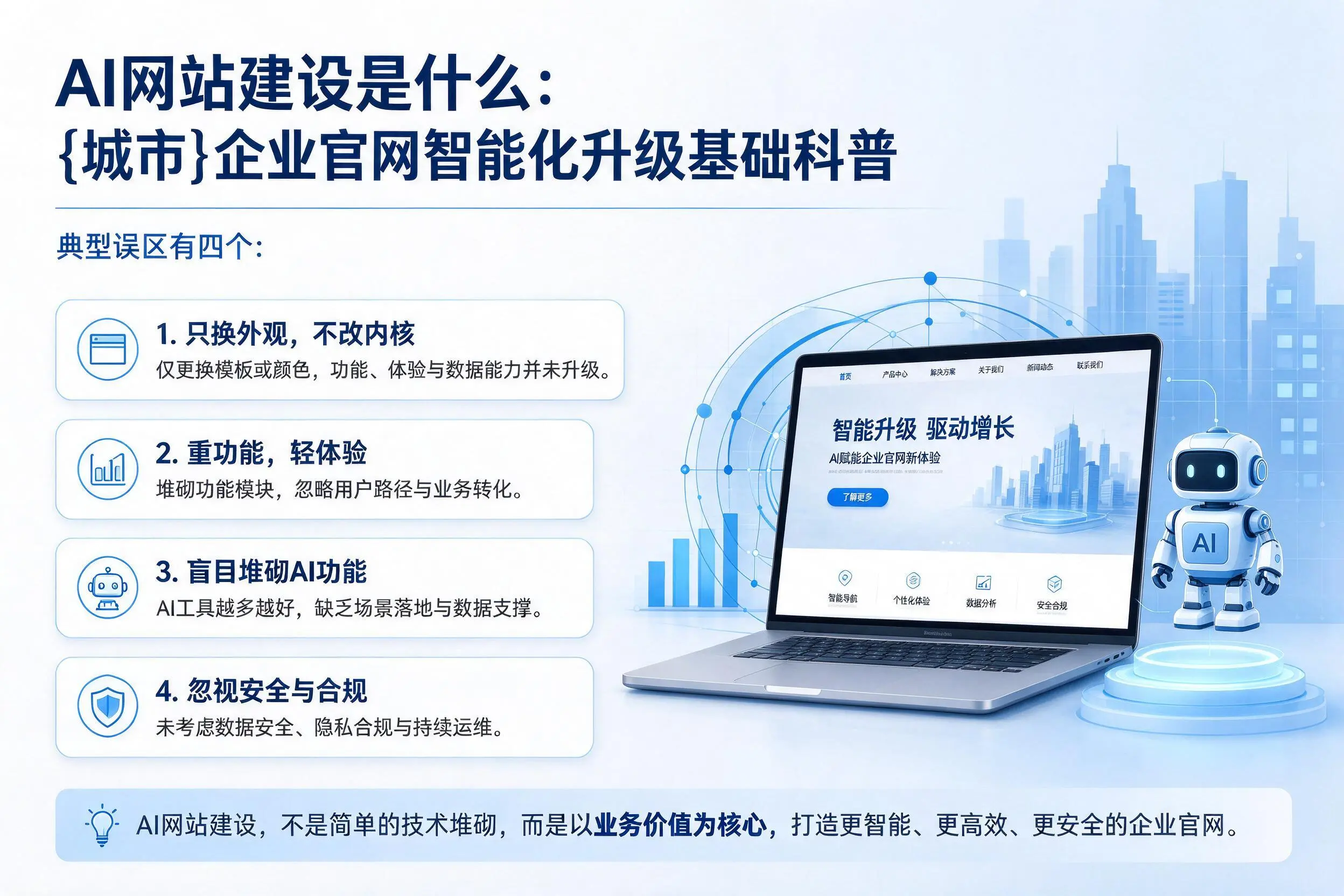 AI网站建设是什么:宁夏企业官网智能化升级基础科普